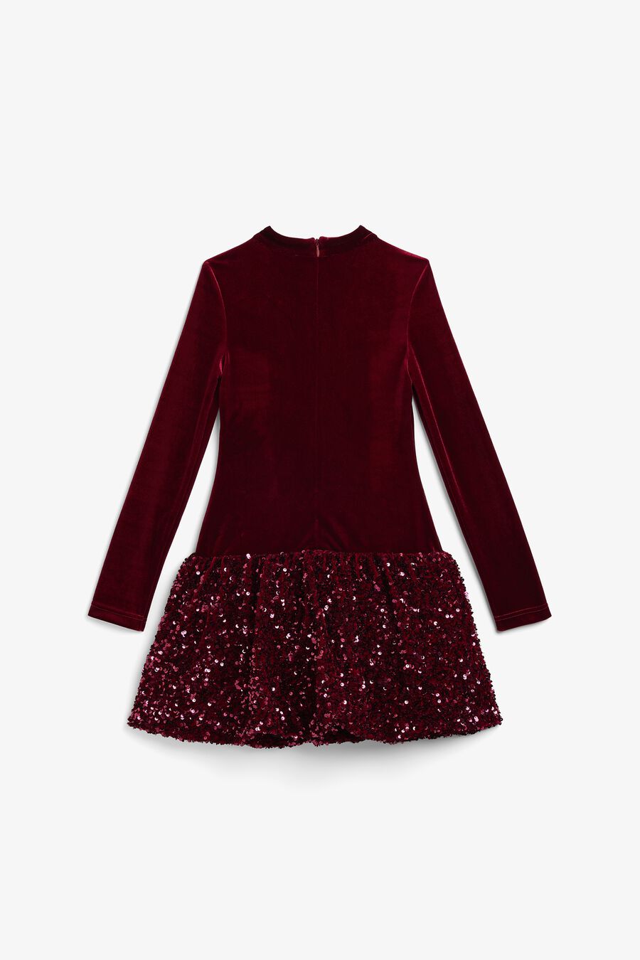 Girls Andi Velour Bubble Dress
