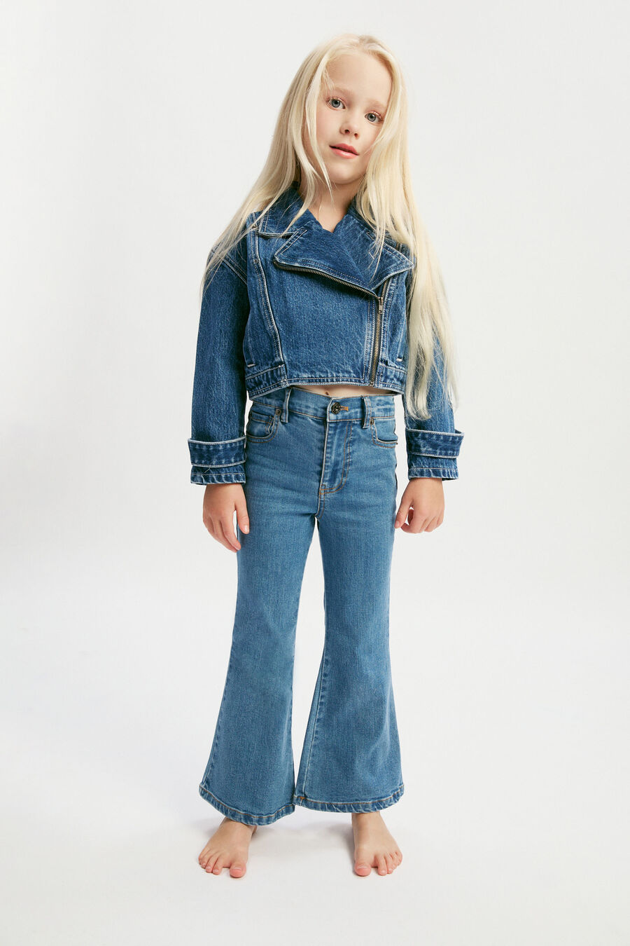 COCO DENIM JACKET in colour Vintage Blue