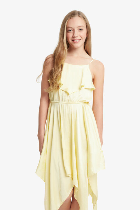 ADDY HANKY DRESS in colour LIMELIGHT