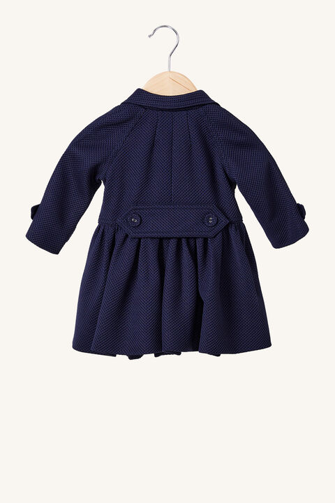 BABY GIRL MIA TRENCH in colour BLACK IRIS