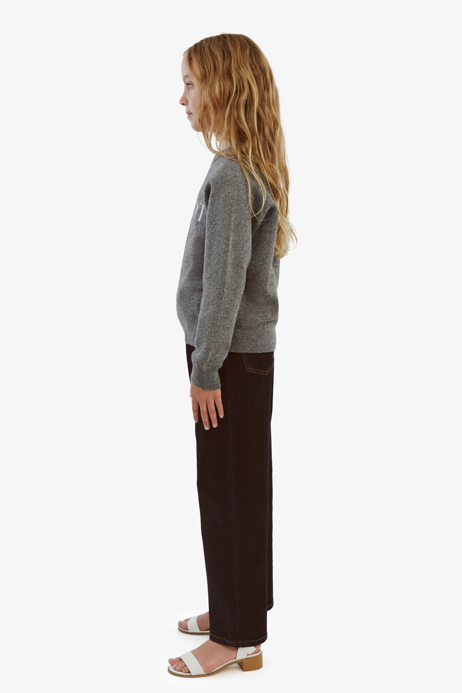 MATA KNIT SWEATER in colour GREY