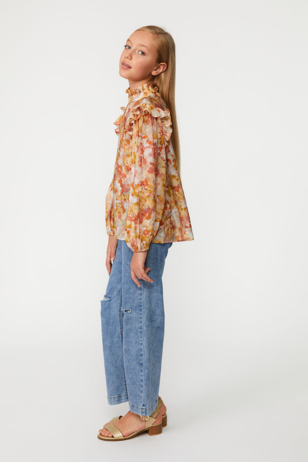 Girls VENICE ABSTRACT SHIRT in colour SKYWAY