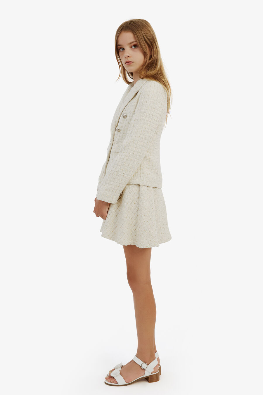 Girls Roma Boucle Blazer
