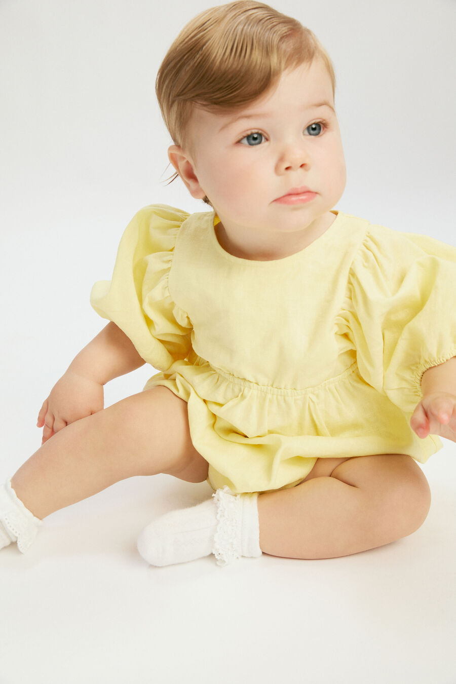 BABY GIRL CORINA LINEN GROW