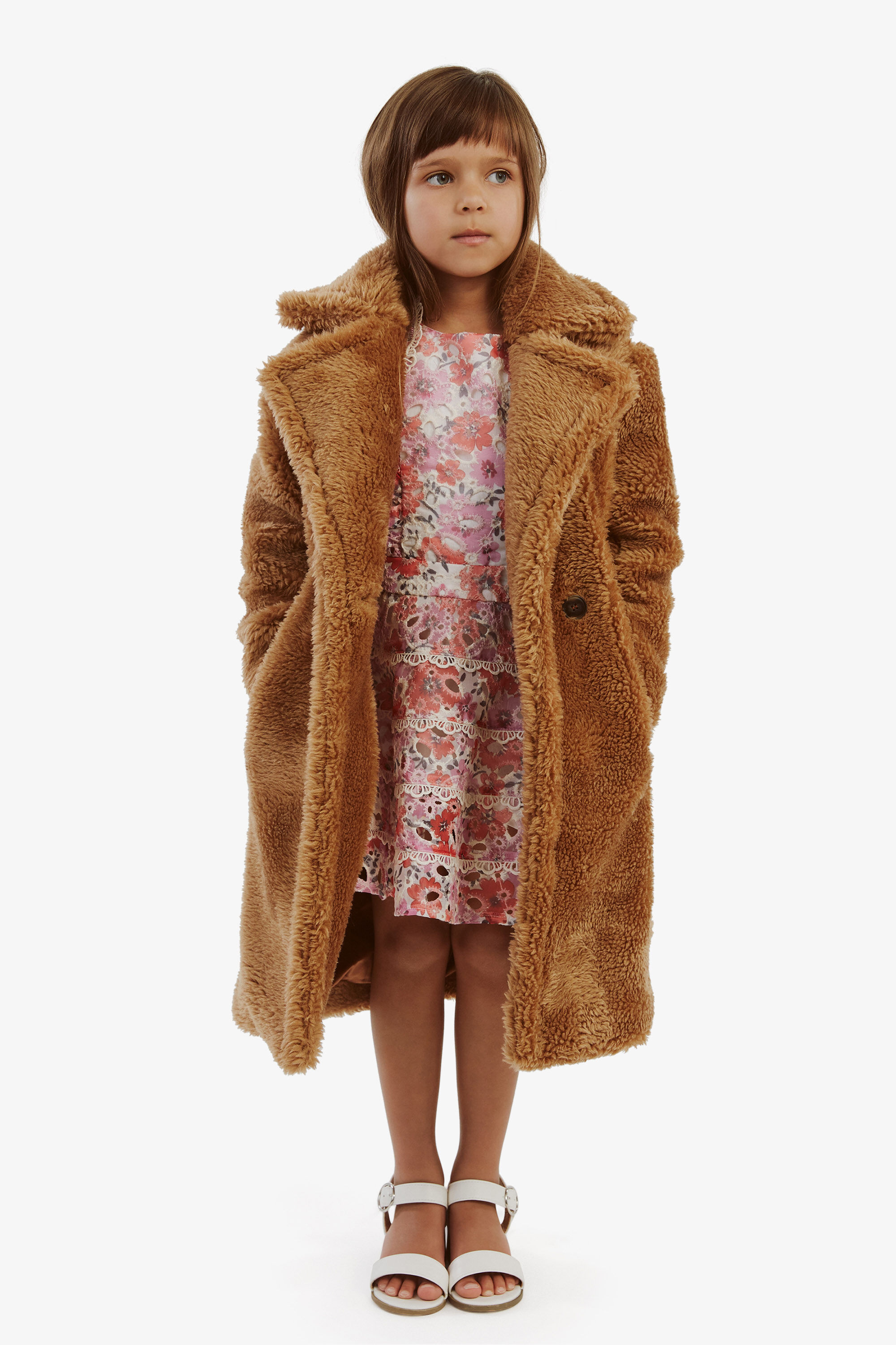 Next girls teddy coat deals