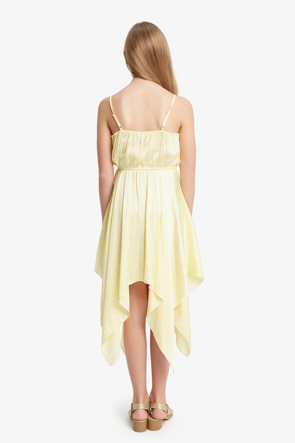 ADDY HANKY DRESS in colour LIMELIGHT