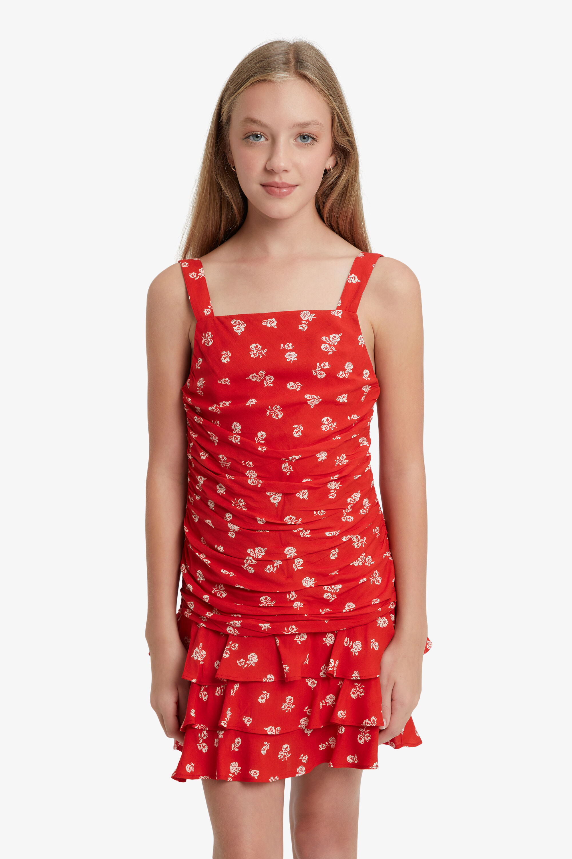 Floral junior dresses discount
