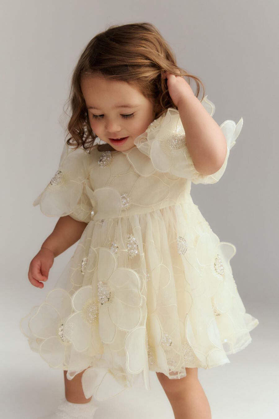 Baby Jamie Flower Heart Dress