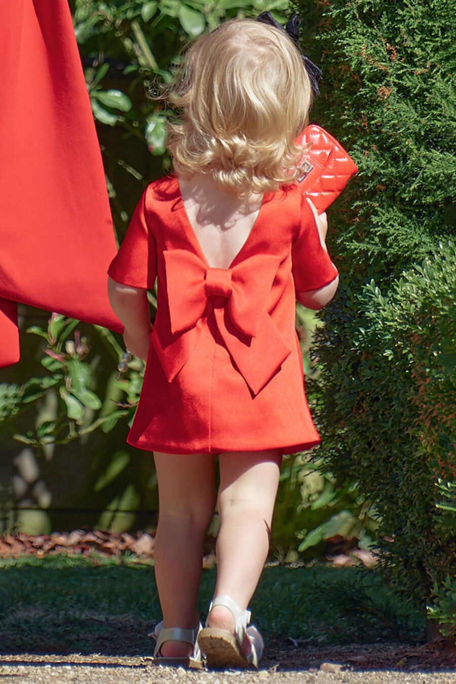 Baby Demi Bow Back Dress