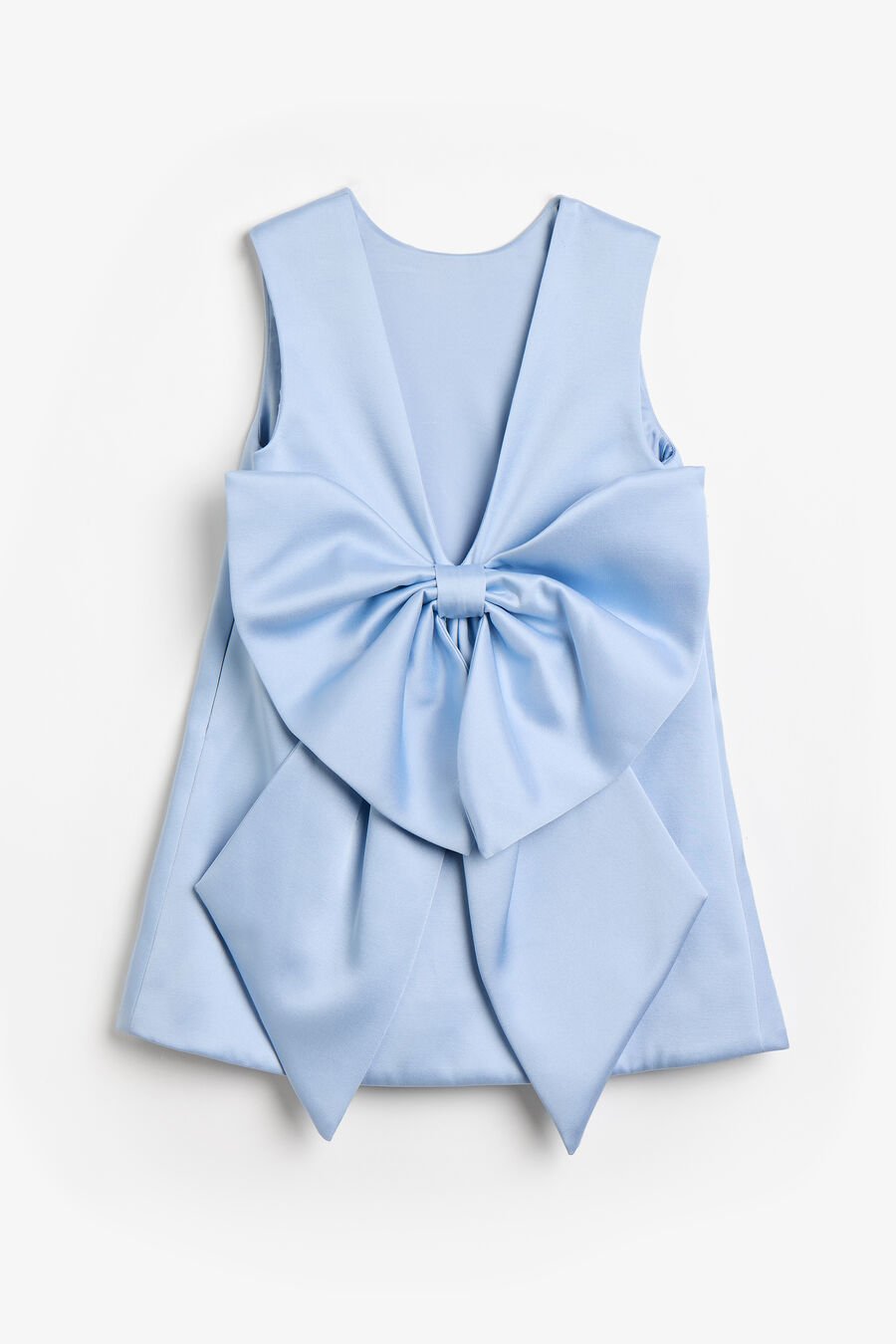 OLIVIA MINI DRESS in colour Steel Blue