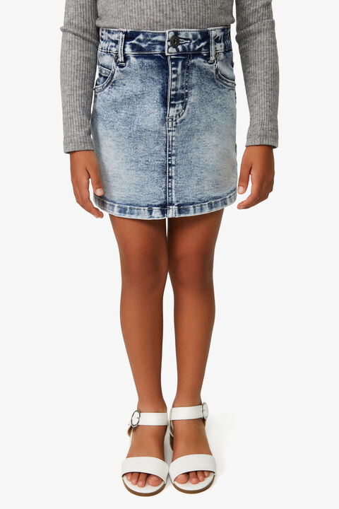 Girls NORI MINI DENIM SKIRT in colour MIDNIGHT NAVY