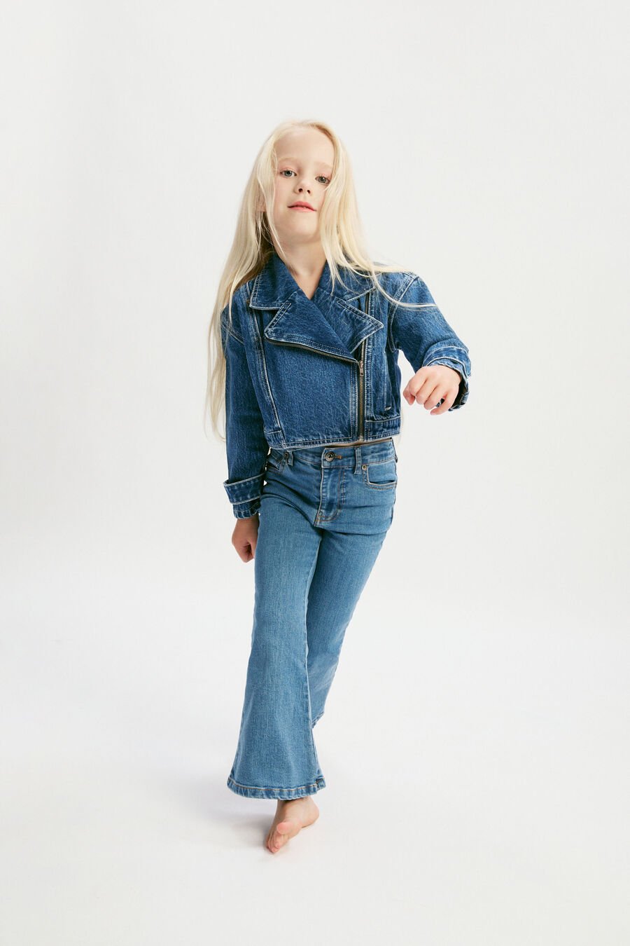 COCO DENIM JACKET in colour Vintage Blue