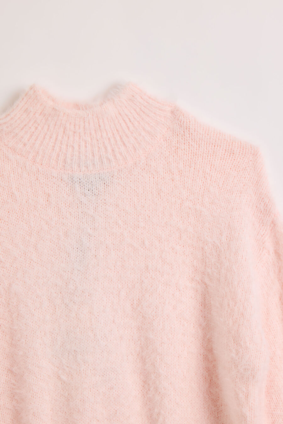 BELL SLEEVE KNIT in colour SOFT PINK