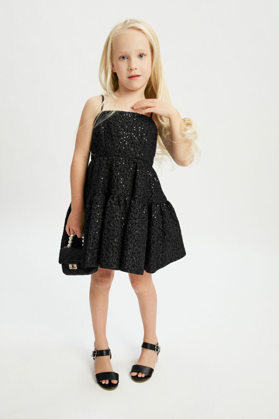 Girls Celine Mini Dress