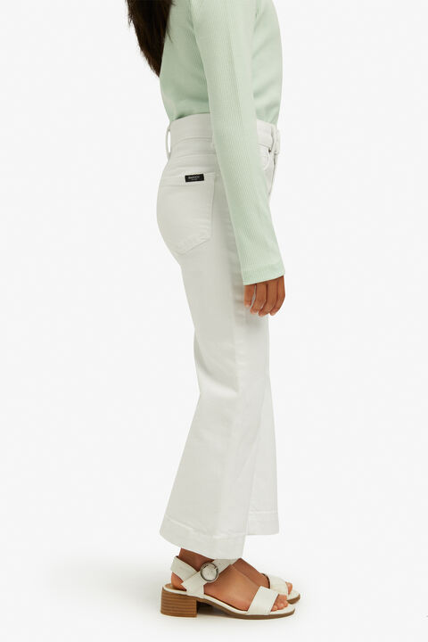 GIRLS LORA WIDE LEG JEAN in colour CLOUD DANCER