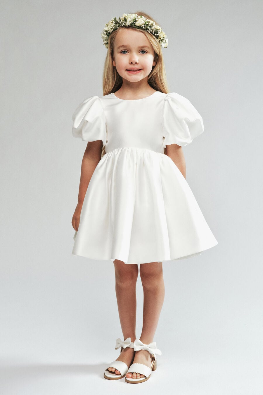 Girls Taylin Satin Dress