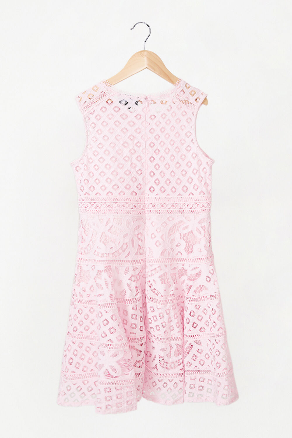 JUNIOR GIRL ELISE LACE DRESS in colour MOOD INDIGO