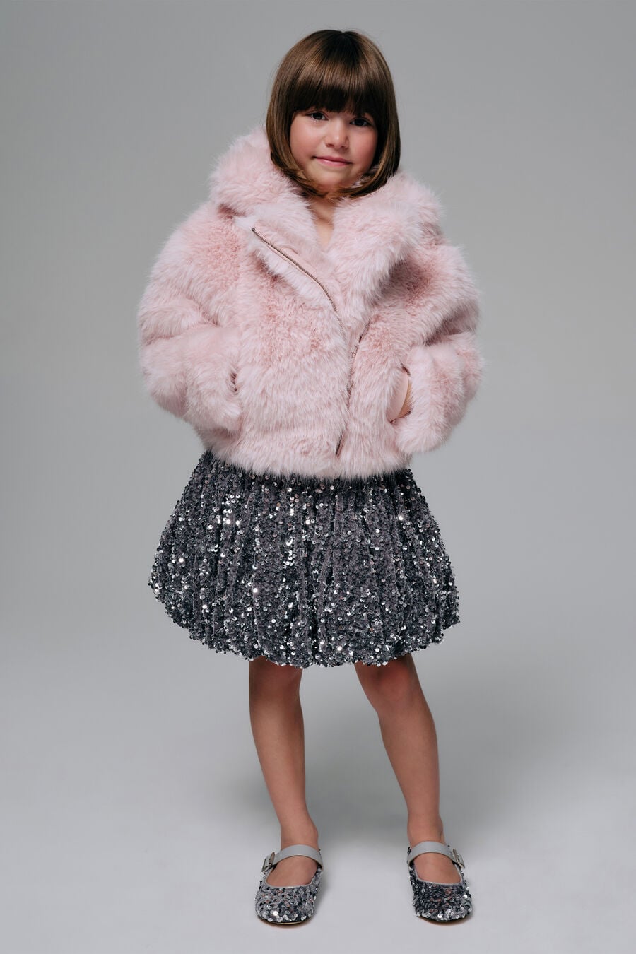 Girls Jayden Faux Fur Jacket