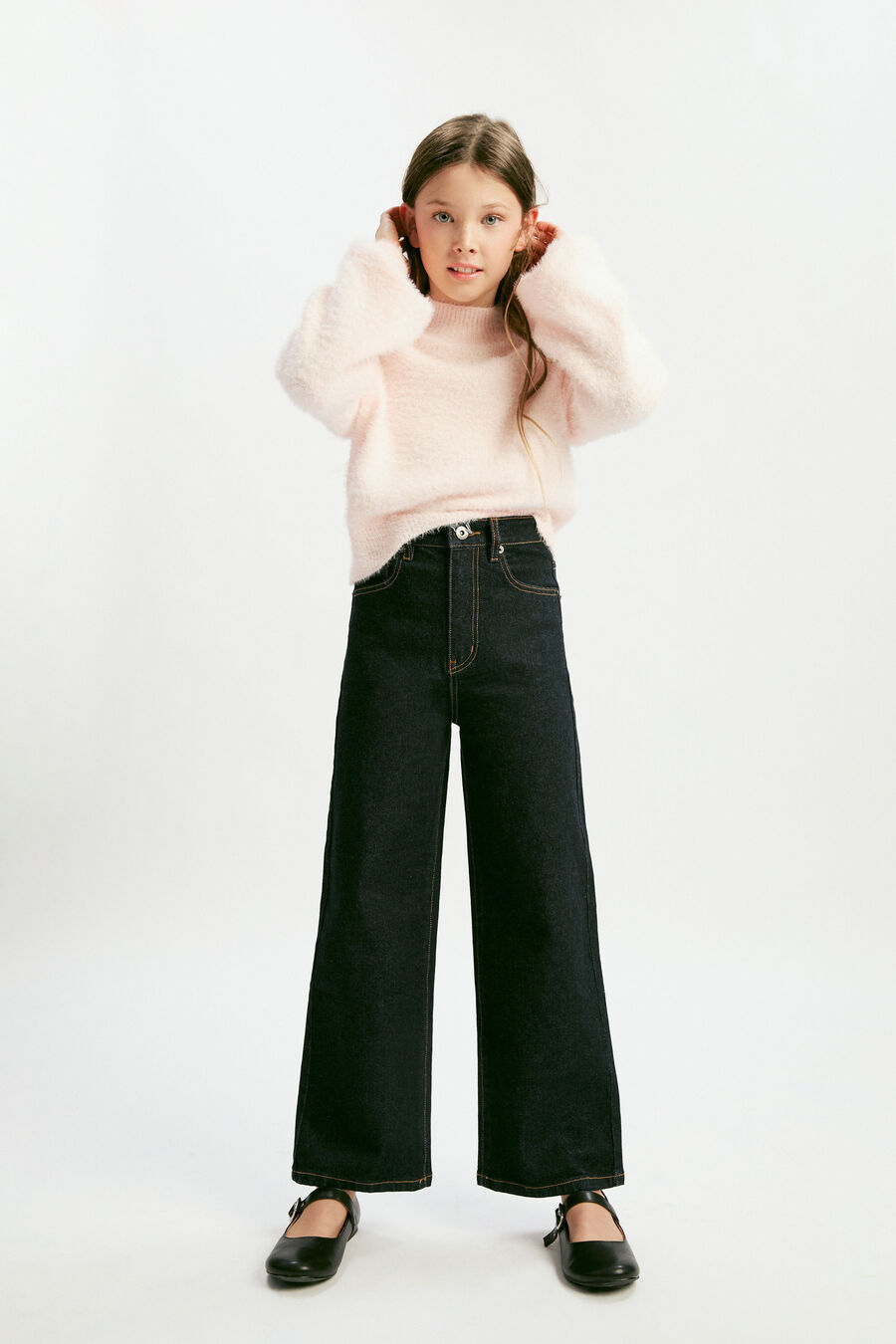 Girls Heidi Wide Leg Jean