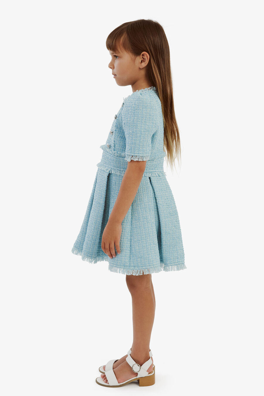 Girls Brielle Boucle Dress
