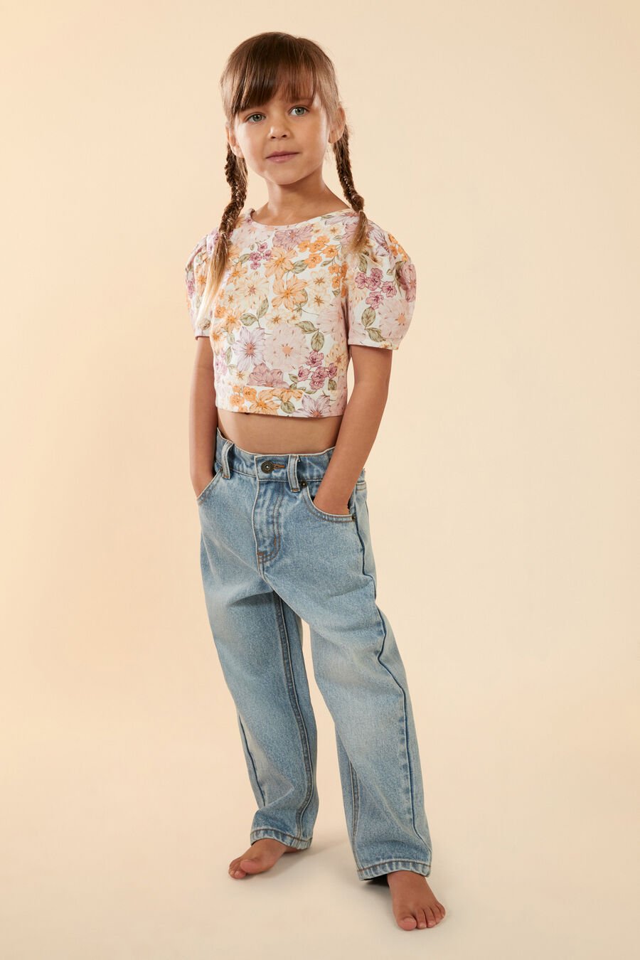 GIRLS EVIE STRAIGHT LEG JEAN