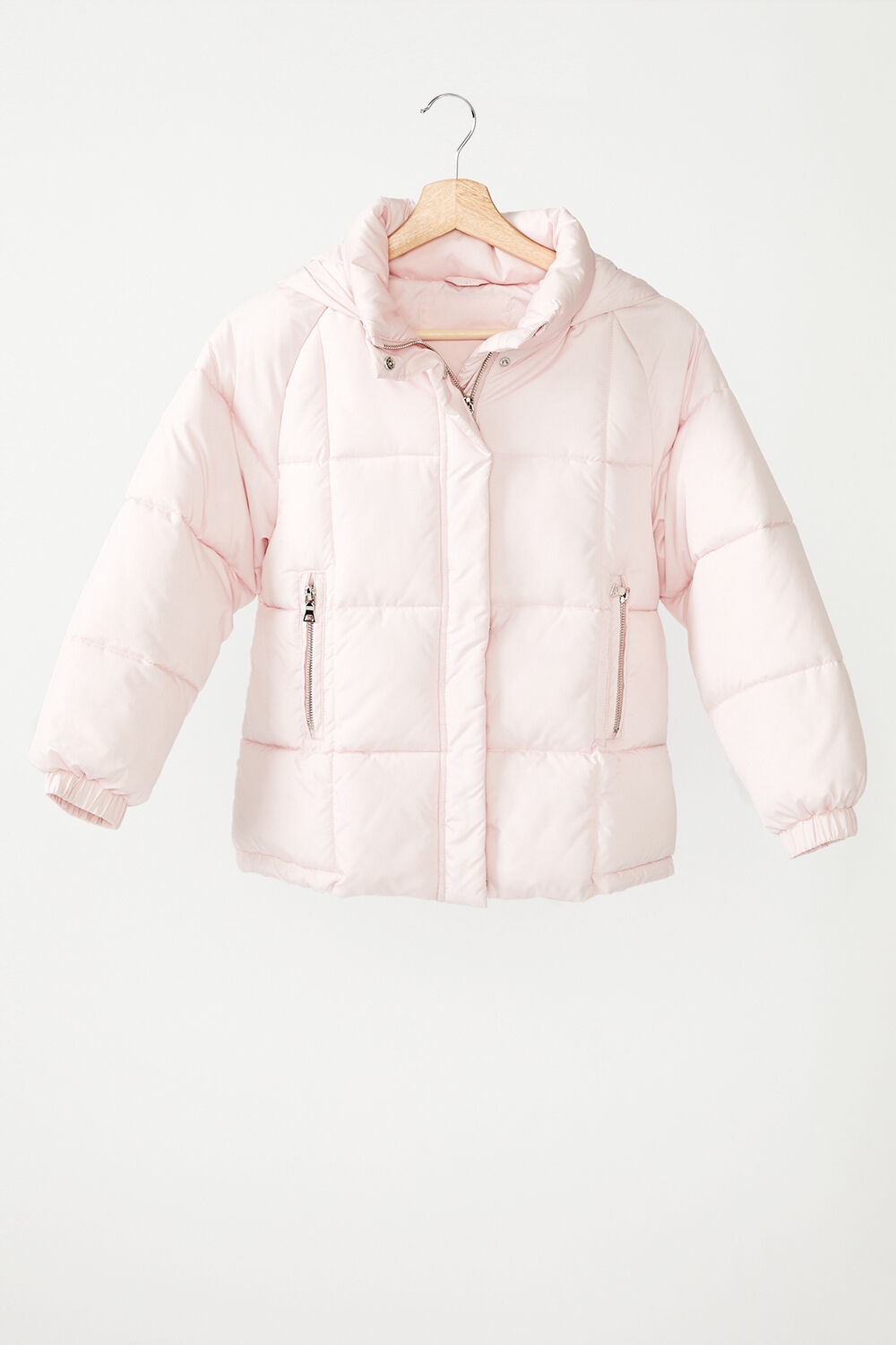 GIRLS MEIKA PUFFER JACKET in colour PEACH BLUSH