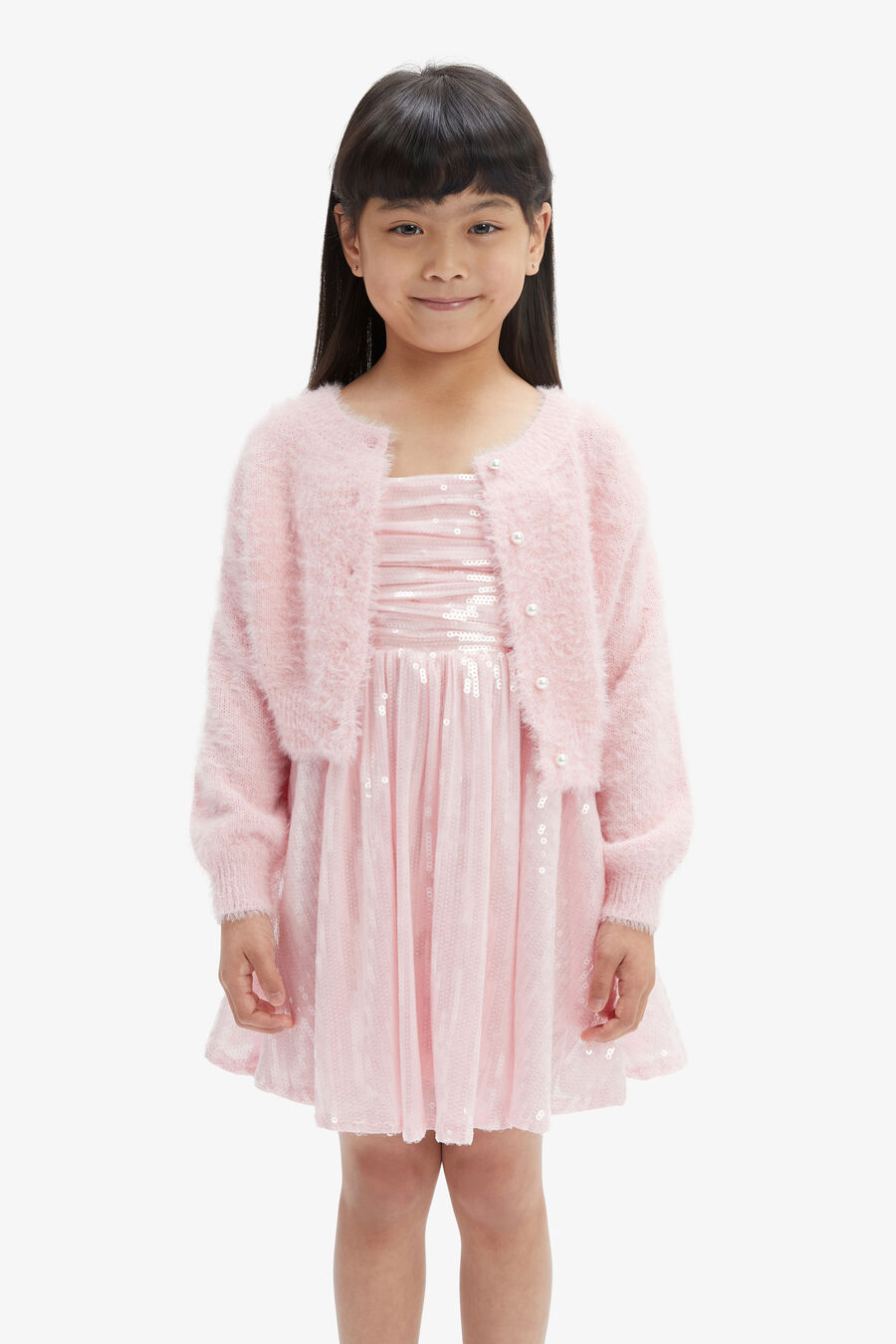 Girls Bell Sleeve Cardi