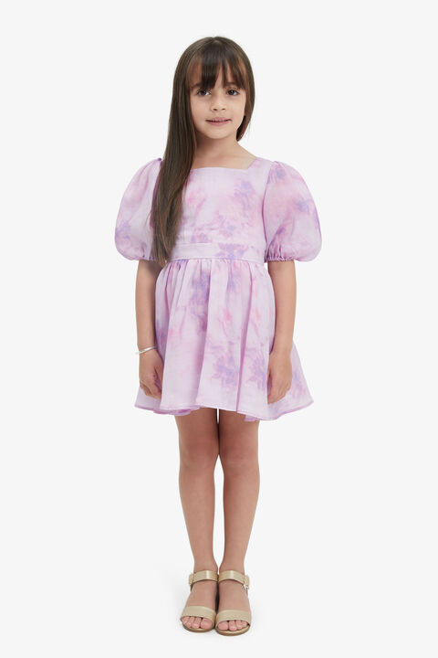 MARLA FLORAL MINI DRESS in colour ULTRA VIOLET