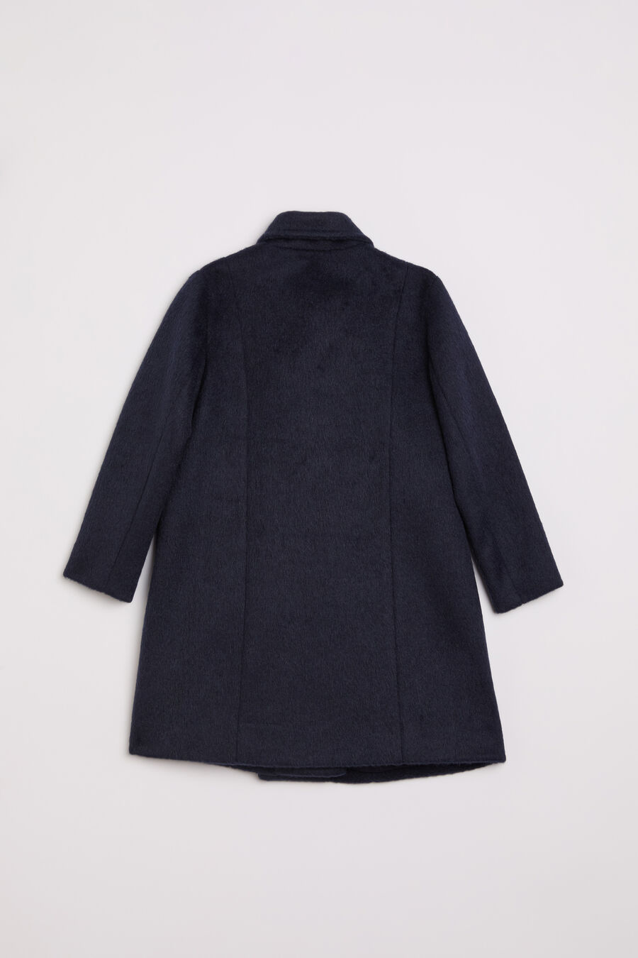 LEAH WOOL COAT in colour NAVY