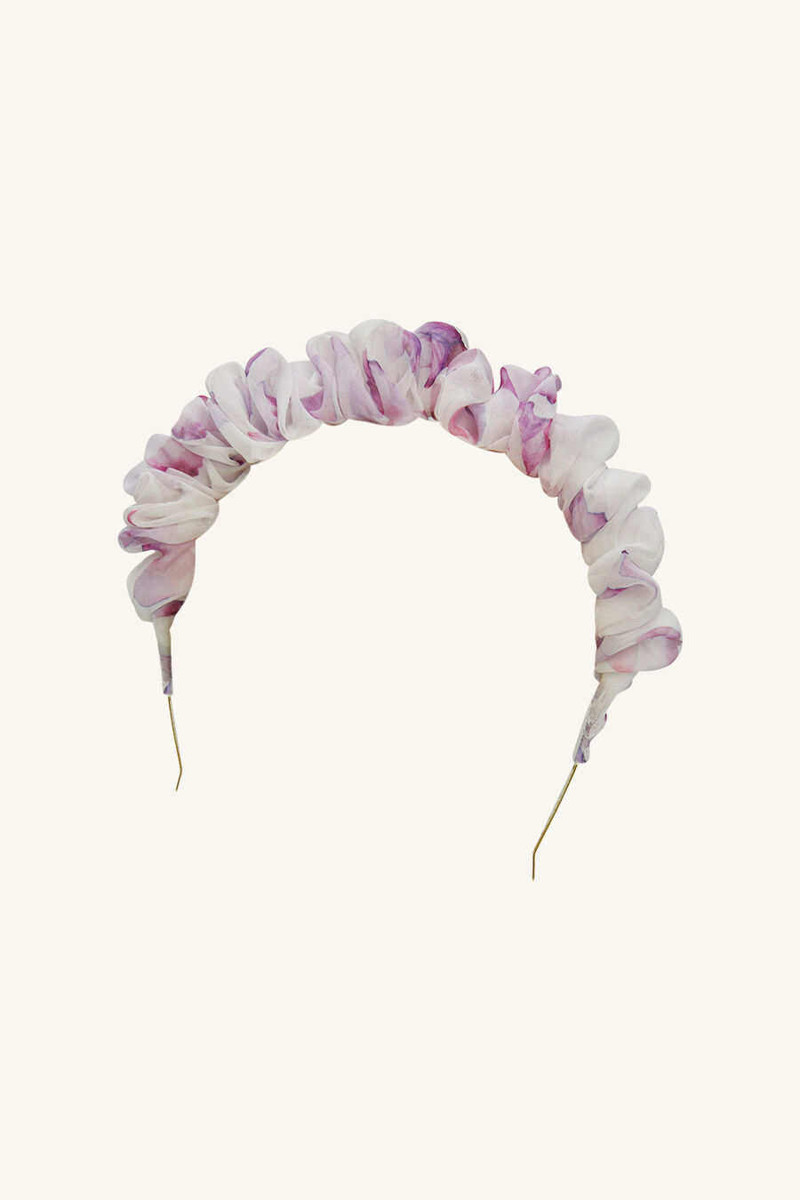 HALEY SCRUNCH HEAD BAND in colour PINK PETAL