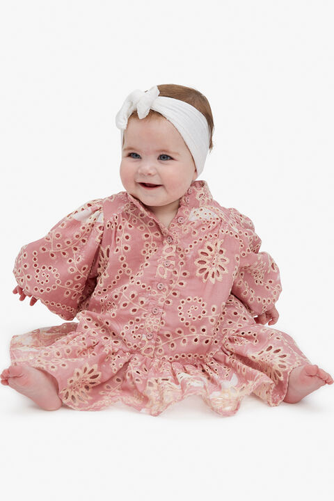 BABY GIRL MILA MINI SHIRT DRESS in colour ANGEL FALLS