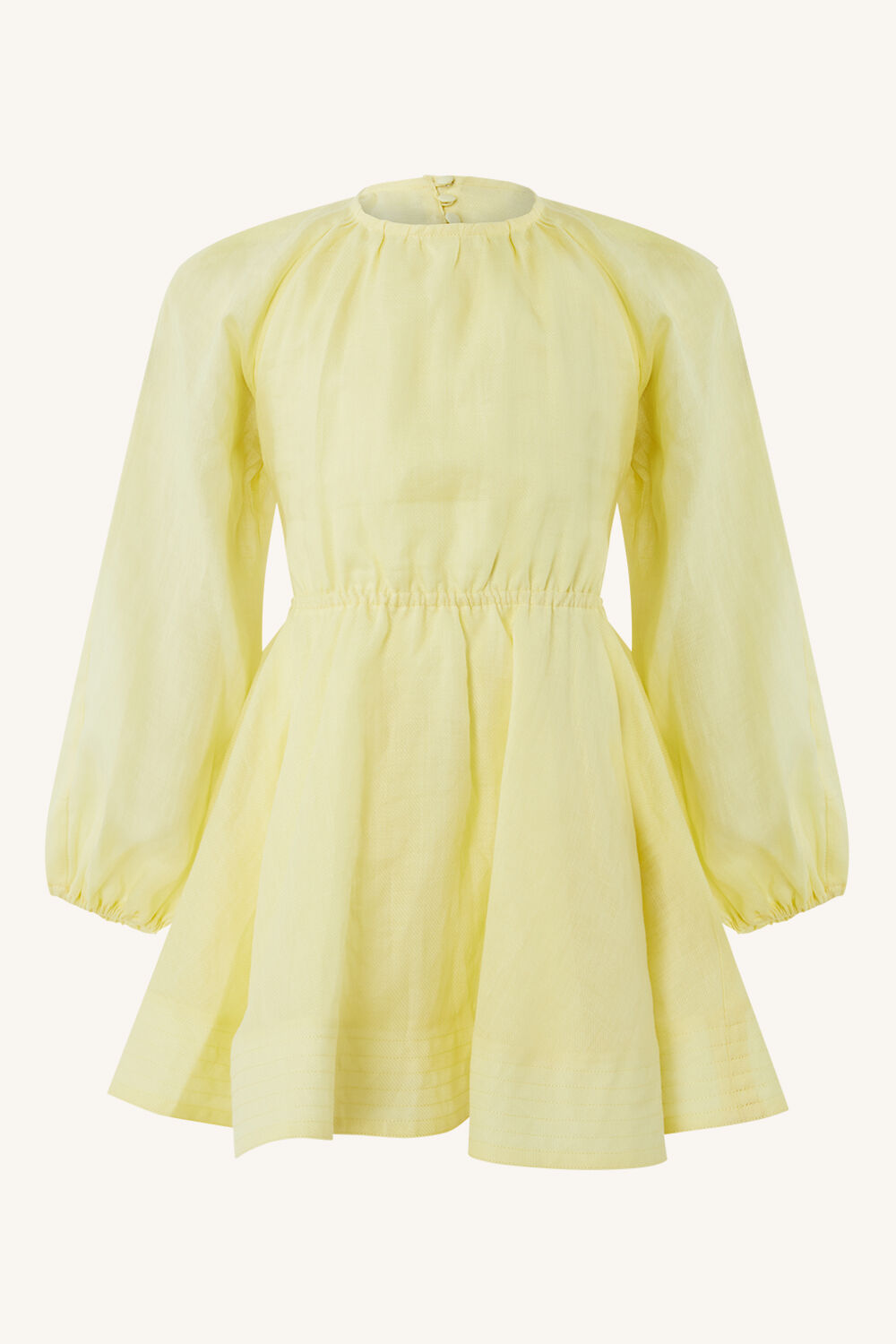 GIRLS MARGO MINI DRESS in colour BUTTERCUP
