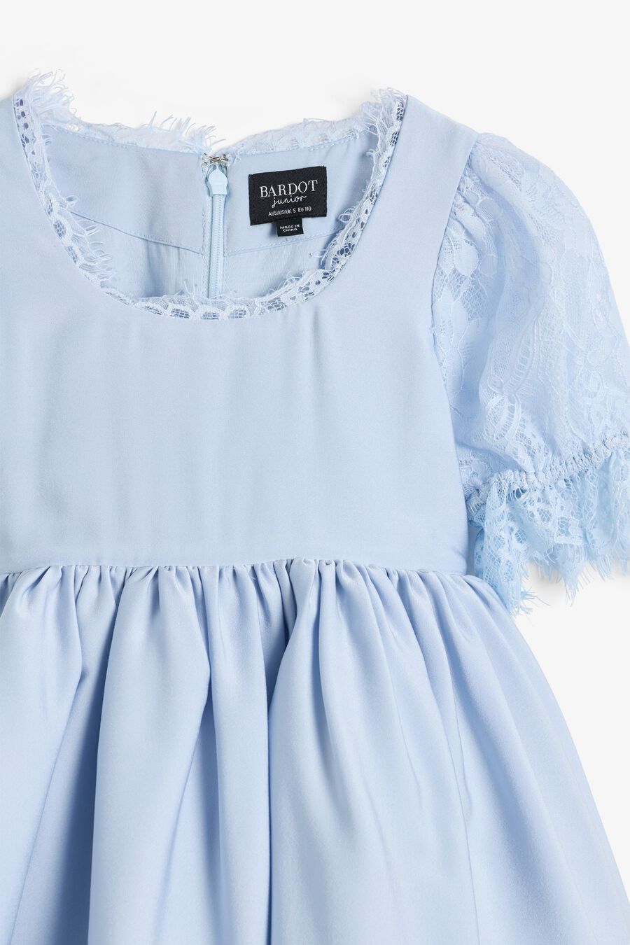 Girls Greta Satin Lace Dress