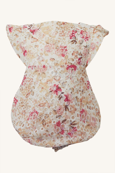 BABY GIRL FRANKIE RUFFLE GROW in colour SACHET PINK