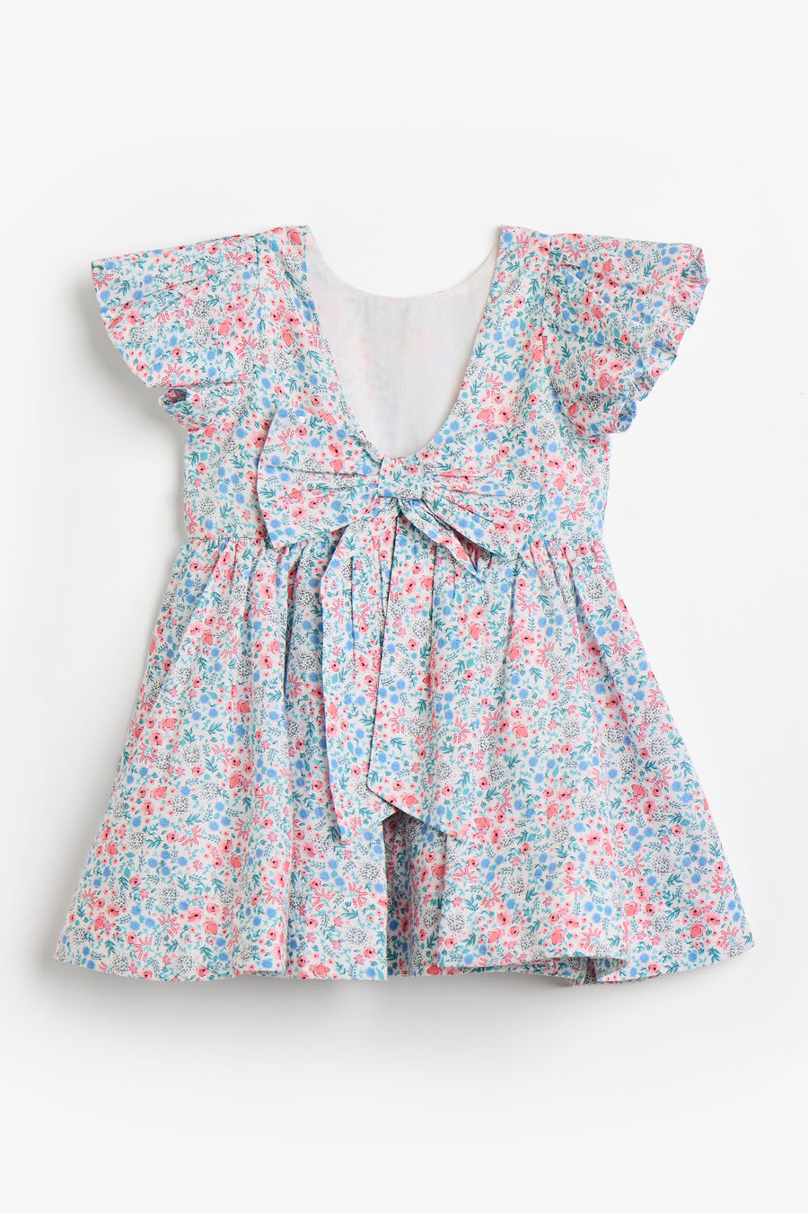 LANAI DRESS in colour Blue & Pink