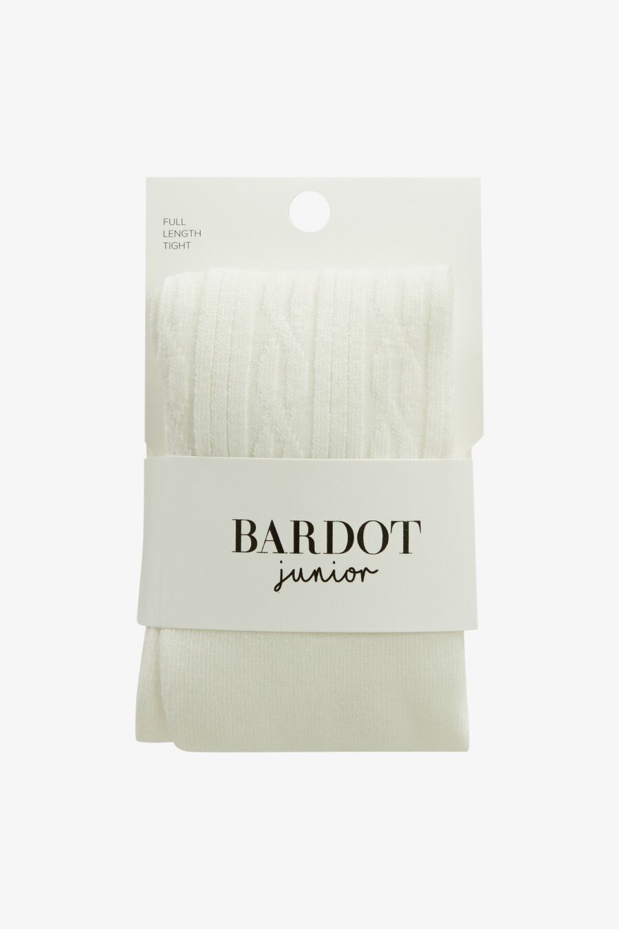 CABLE TIGHTS in colour WHITE