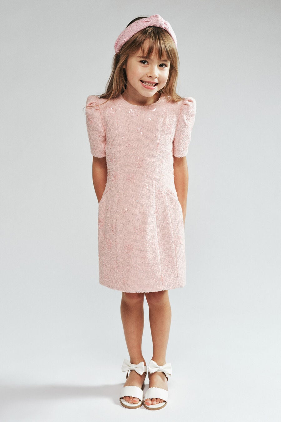 Girls Knot Boucle Headband