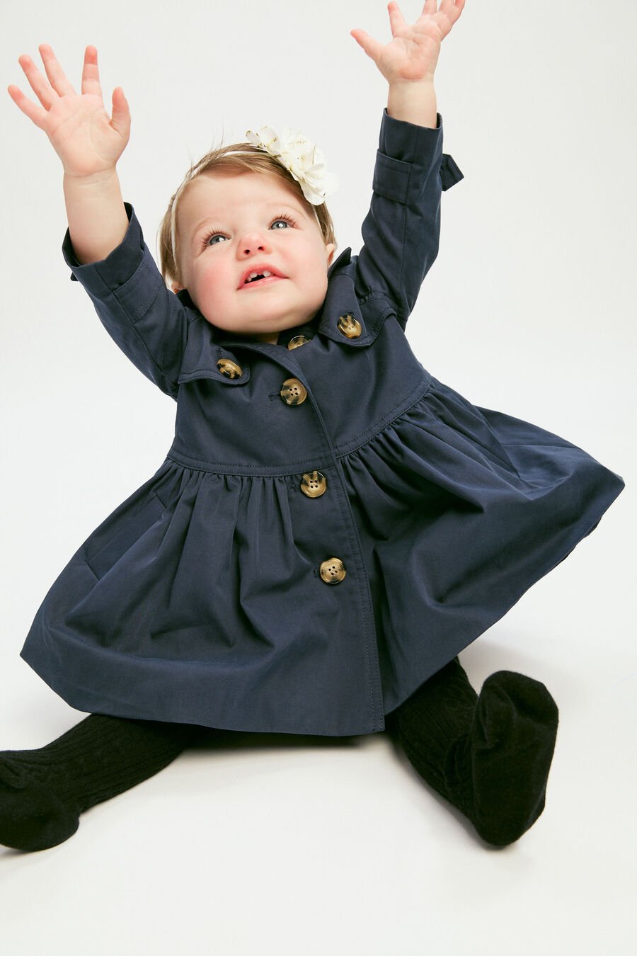 Baby Girl Mia Classic Trench