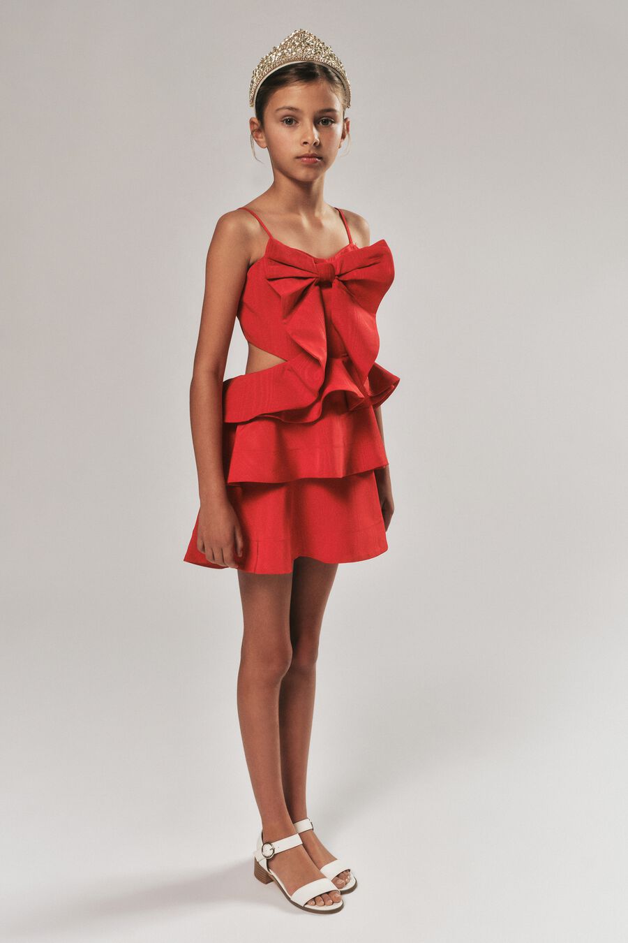 Girls Tulip Bow Dress
