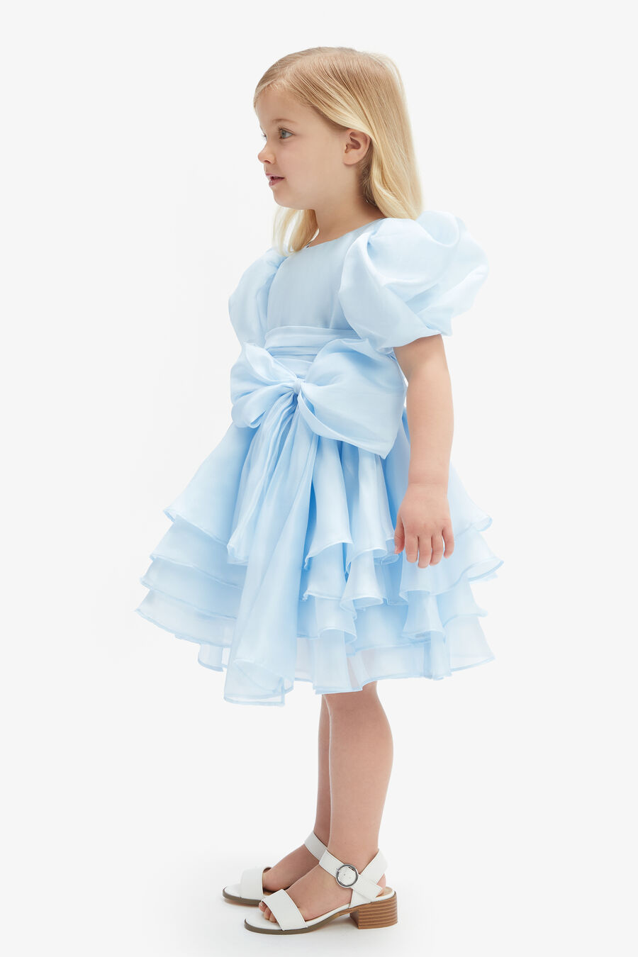 Girls Annabella Organza Mini Dress