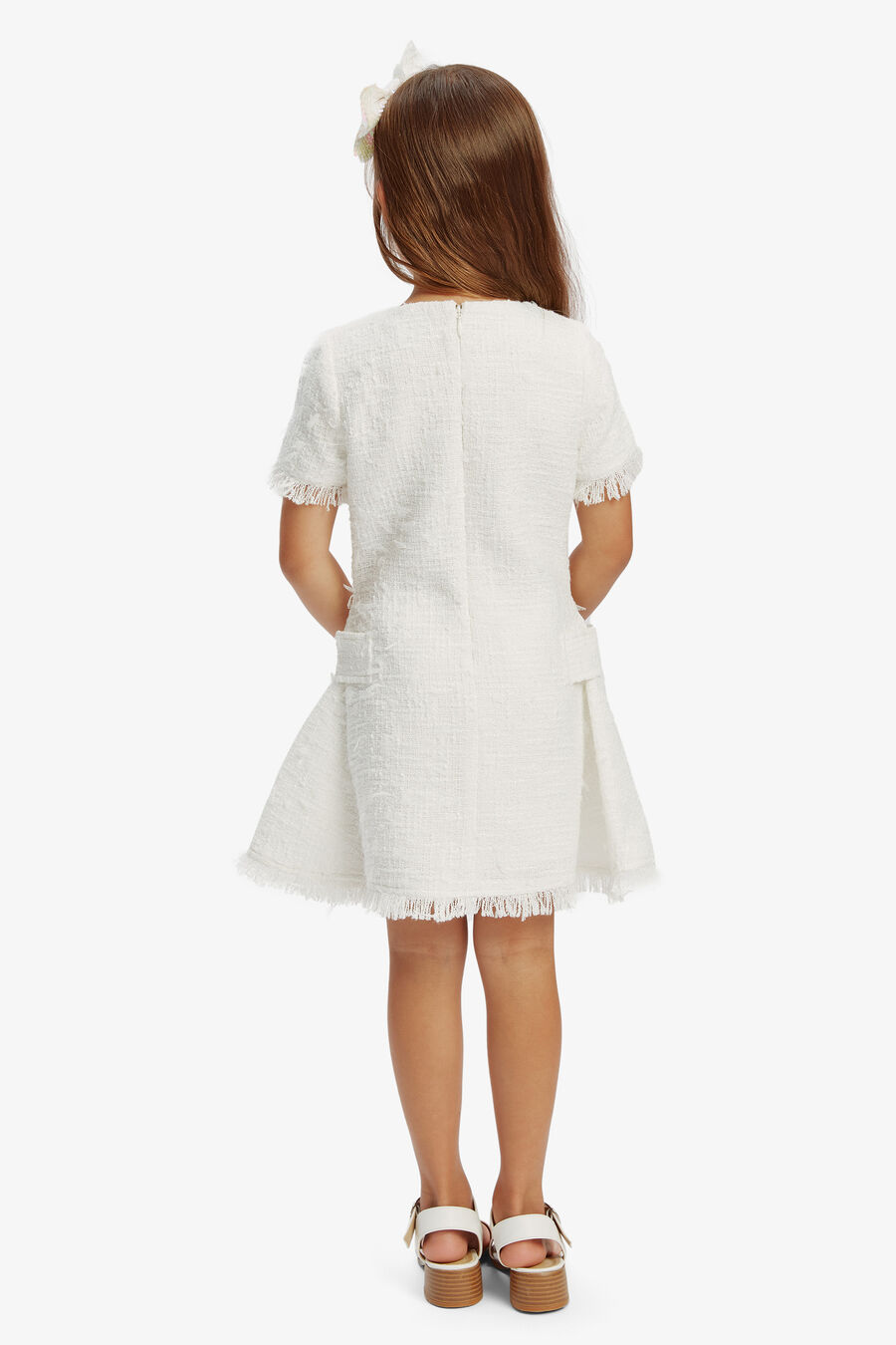 Girls Sutton Boucle Dress