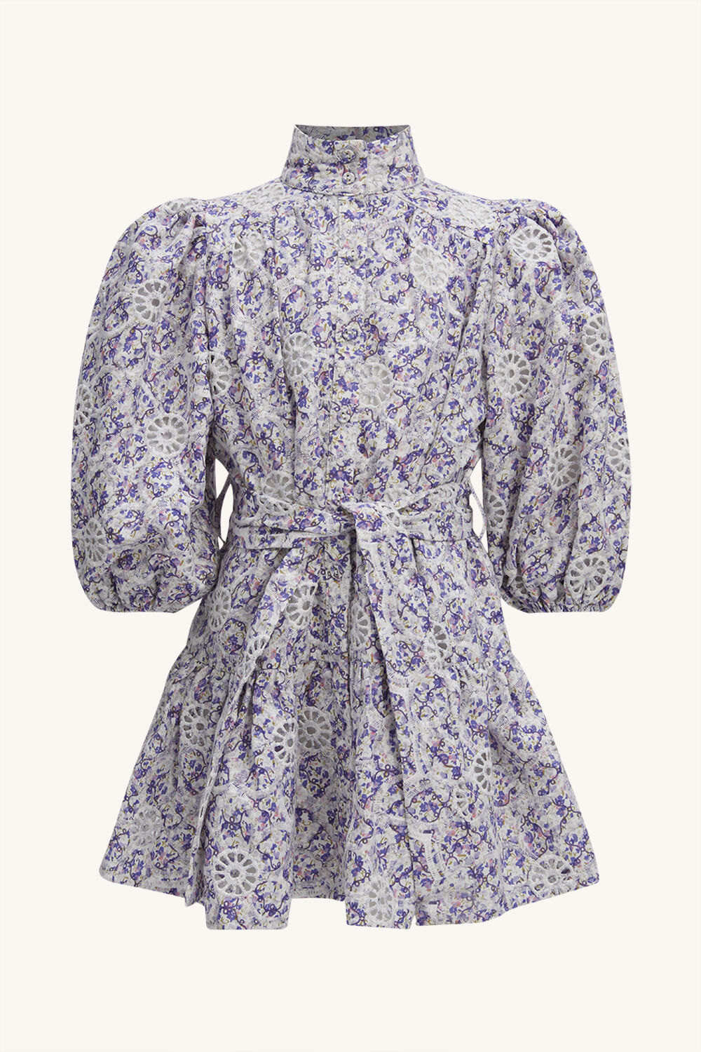 VIOLET MINI SHIRT DRESS in colour STAR WHITE