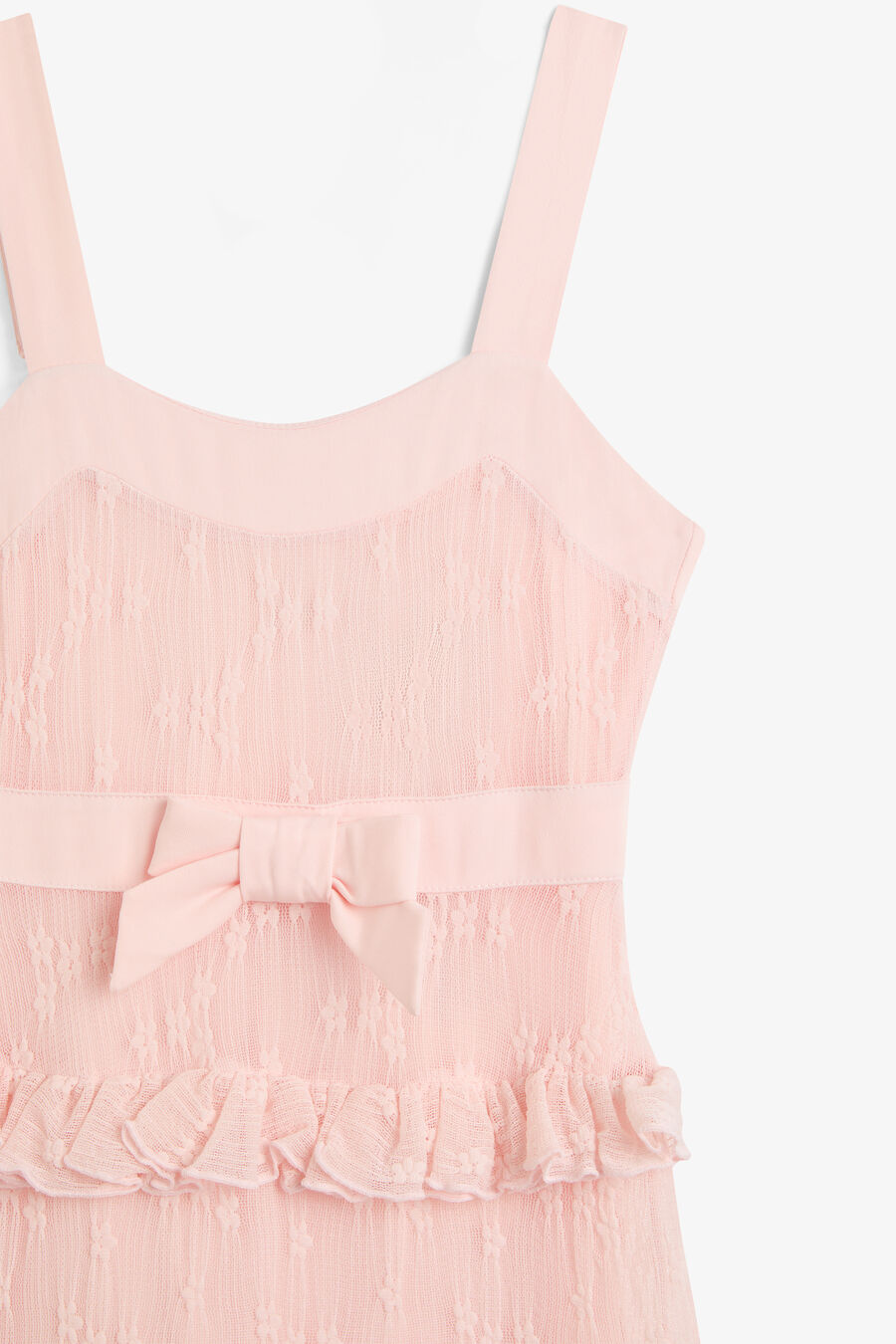 ALICIA TIERED MAXI DRESS in colour Soft Pink