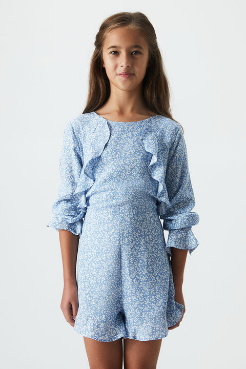 GIRLS LILA PLAYSUIT in colour STAR WHITE
