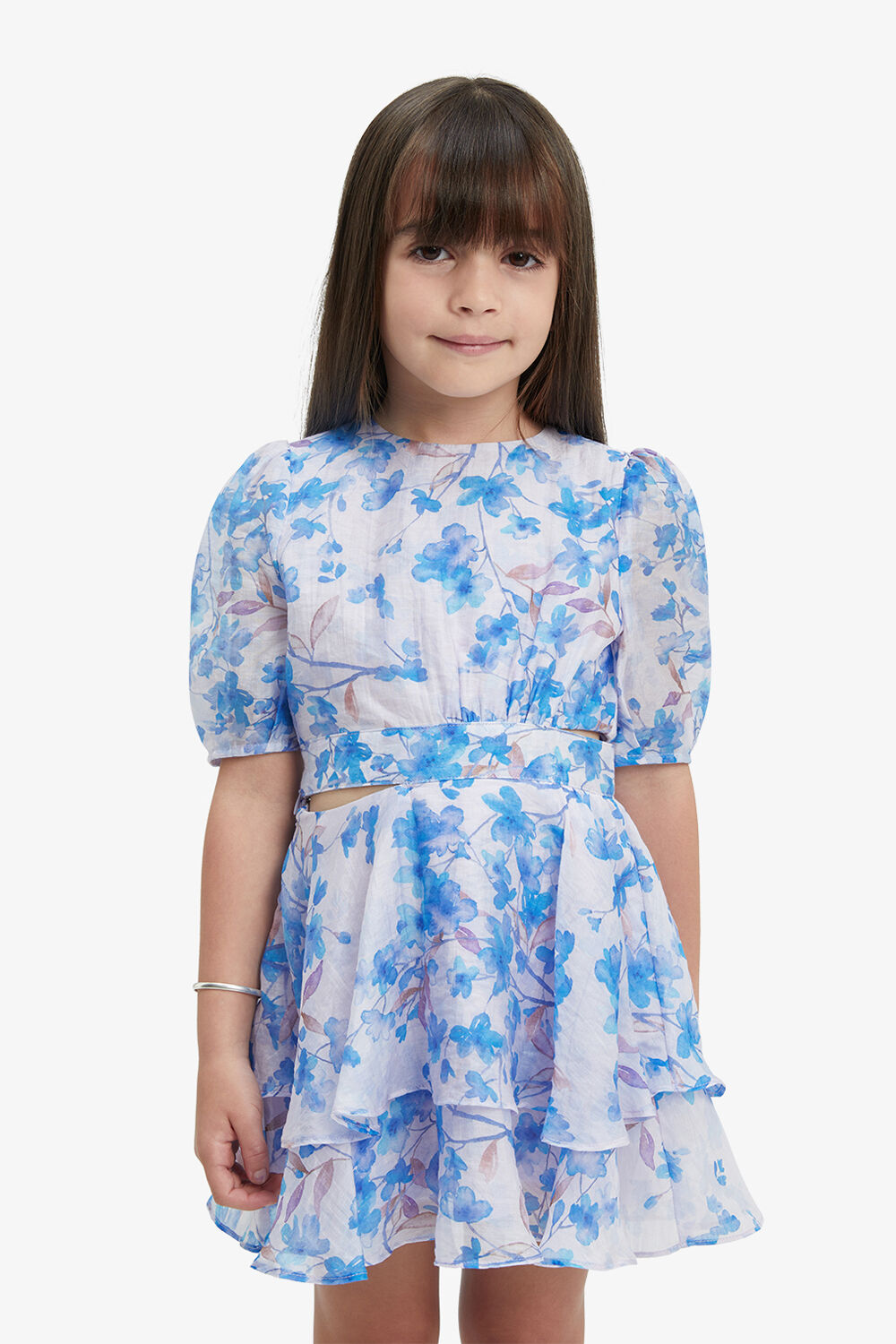 CARLY MINI DRESS in colour BLOSSOM