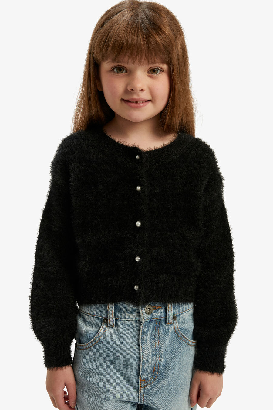 Girls Bell Sleeve Cardi