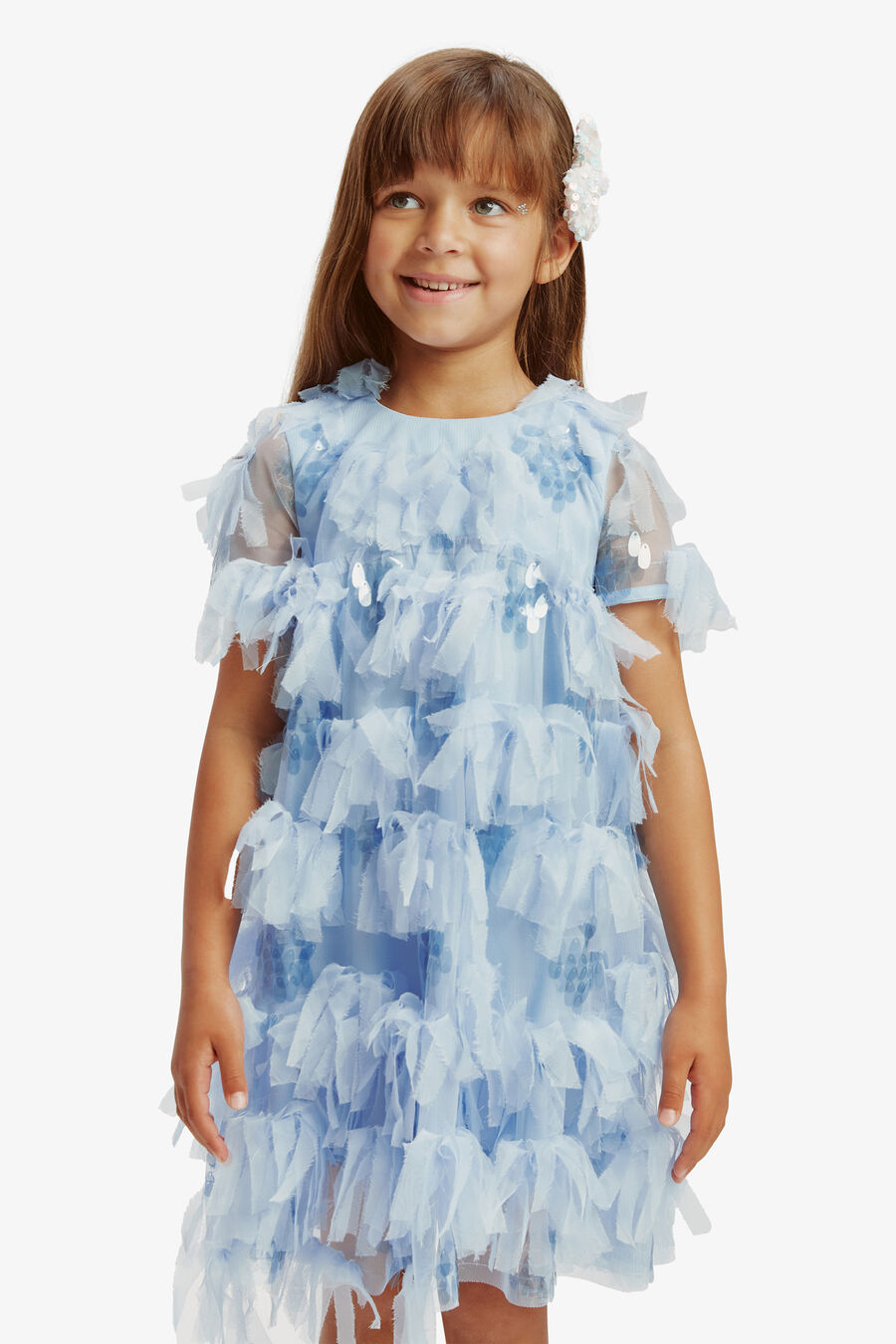 Girls Mallory Tiered Dress