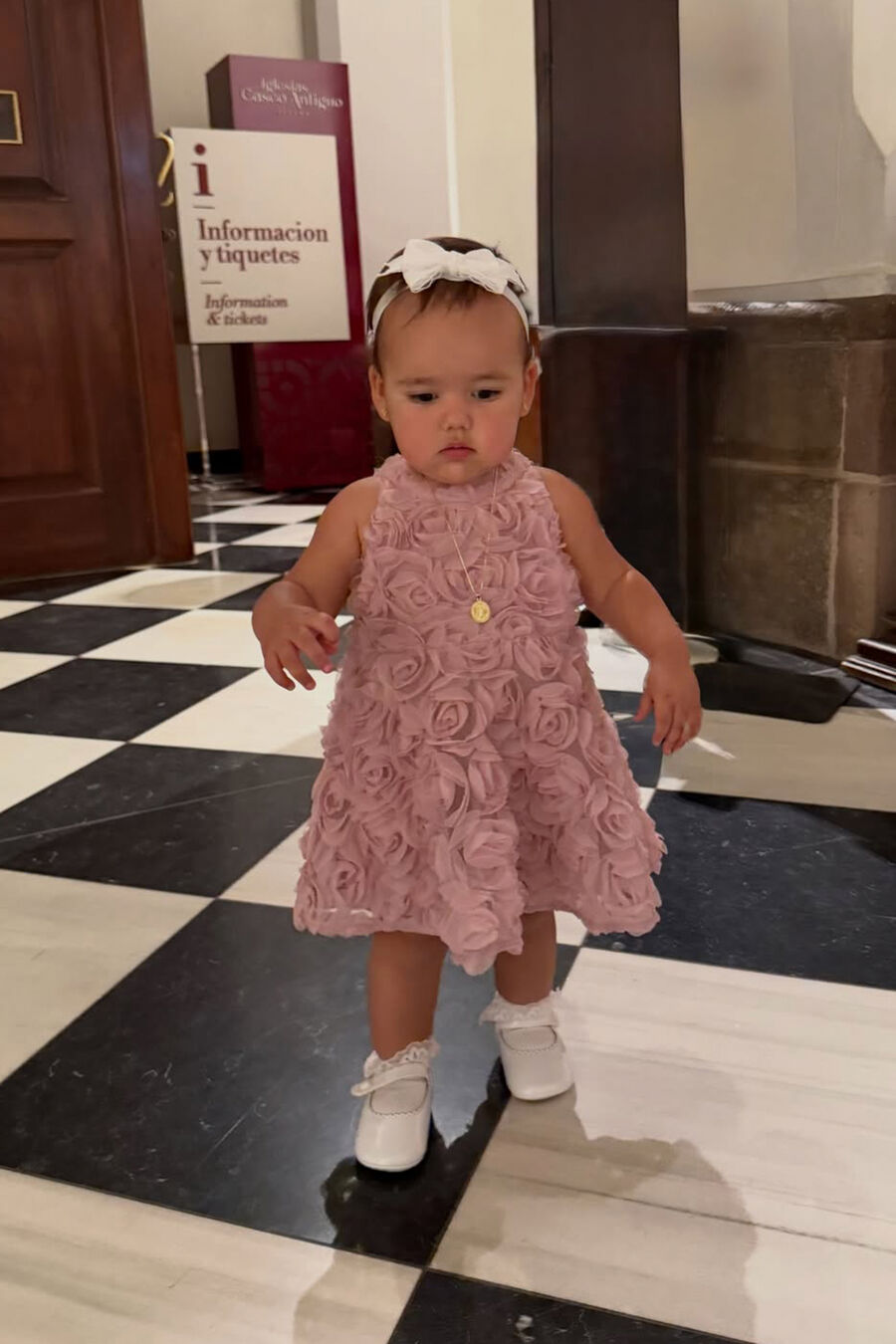 Baby Pia Rosette Dress