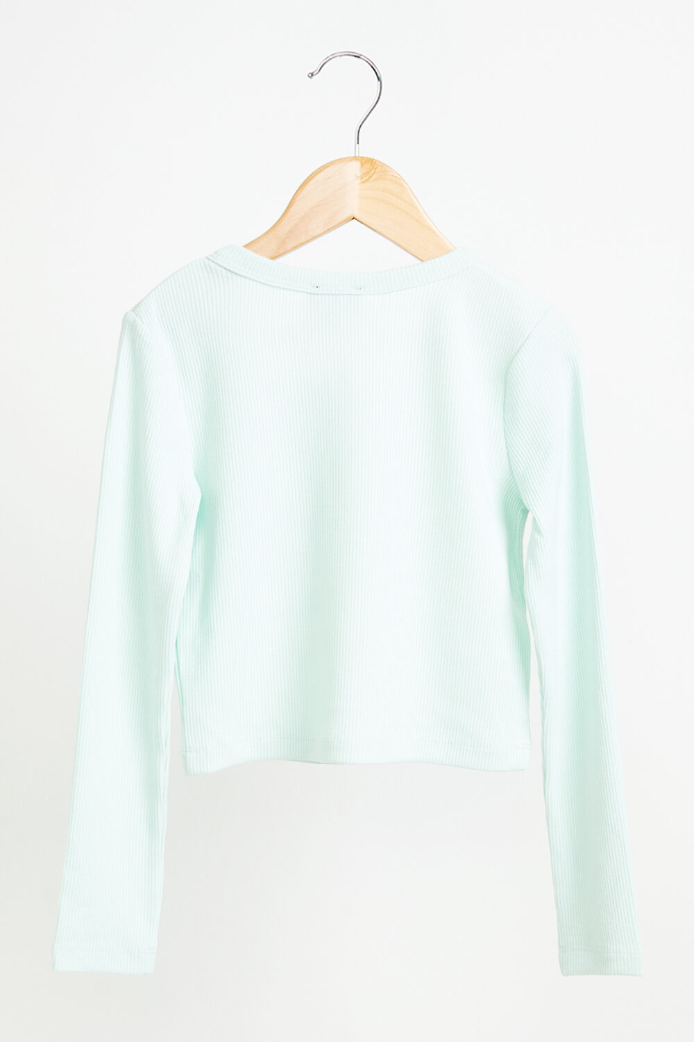 GIRLS AMALIE RIB TEE in colour MINT