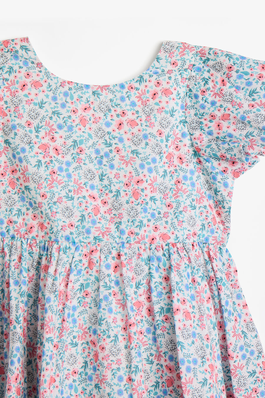 LANAI DRESS in colour Blue & Pink